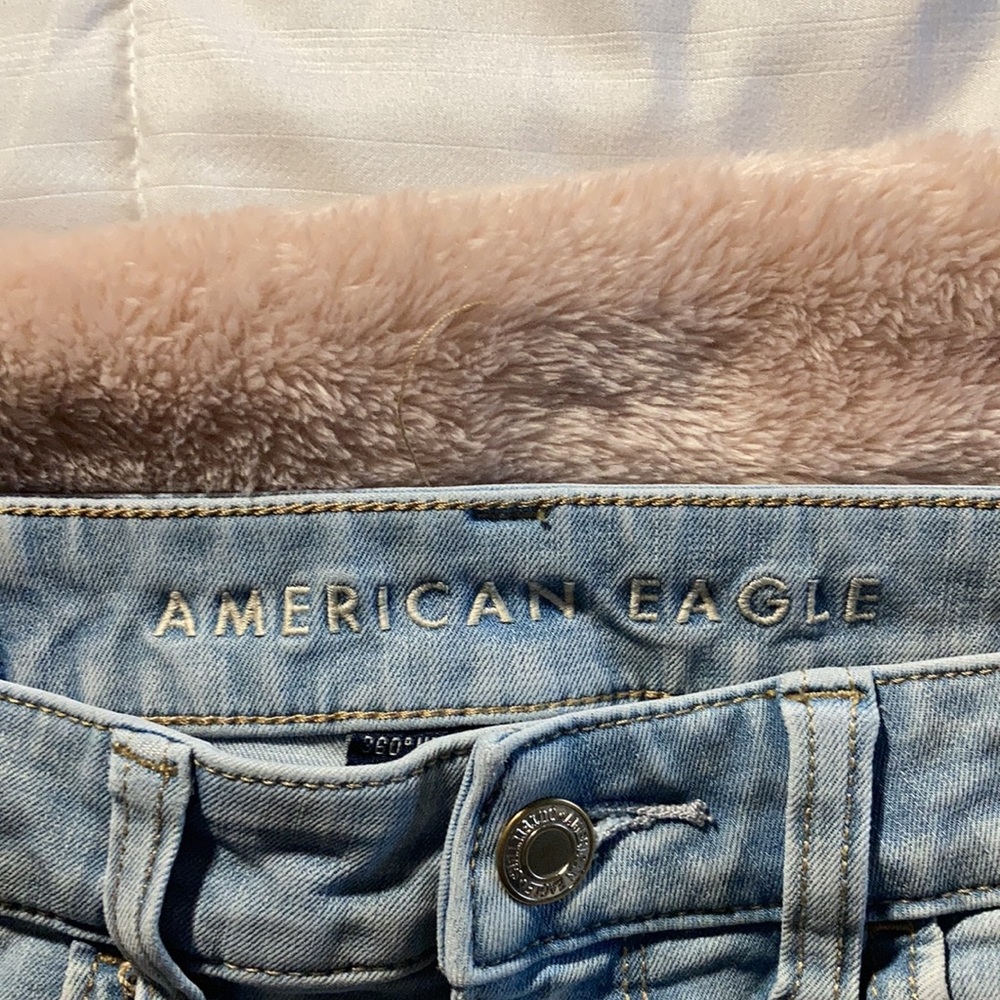 American Eagle distressed highest rise jeggings! - Picture 6 of 9